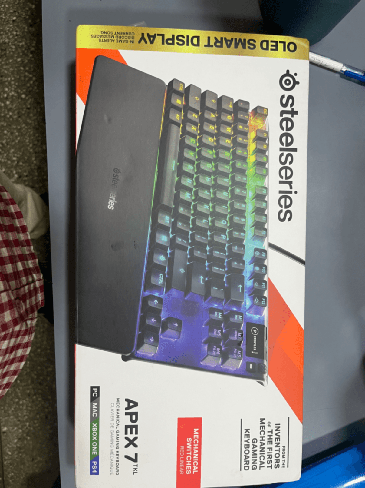 Teclado Steelseries Ápex TKL7, lacrado
