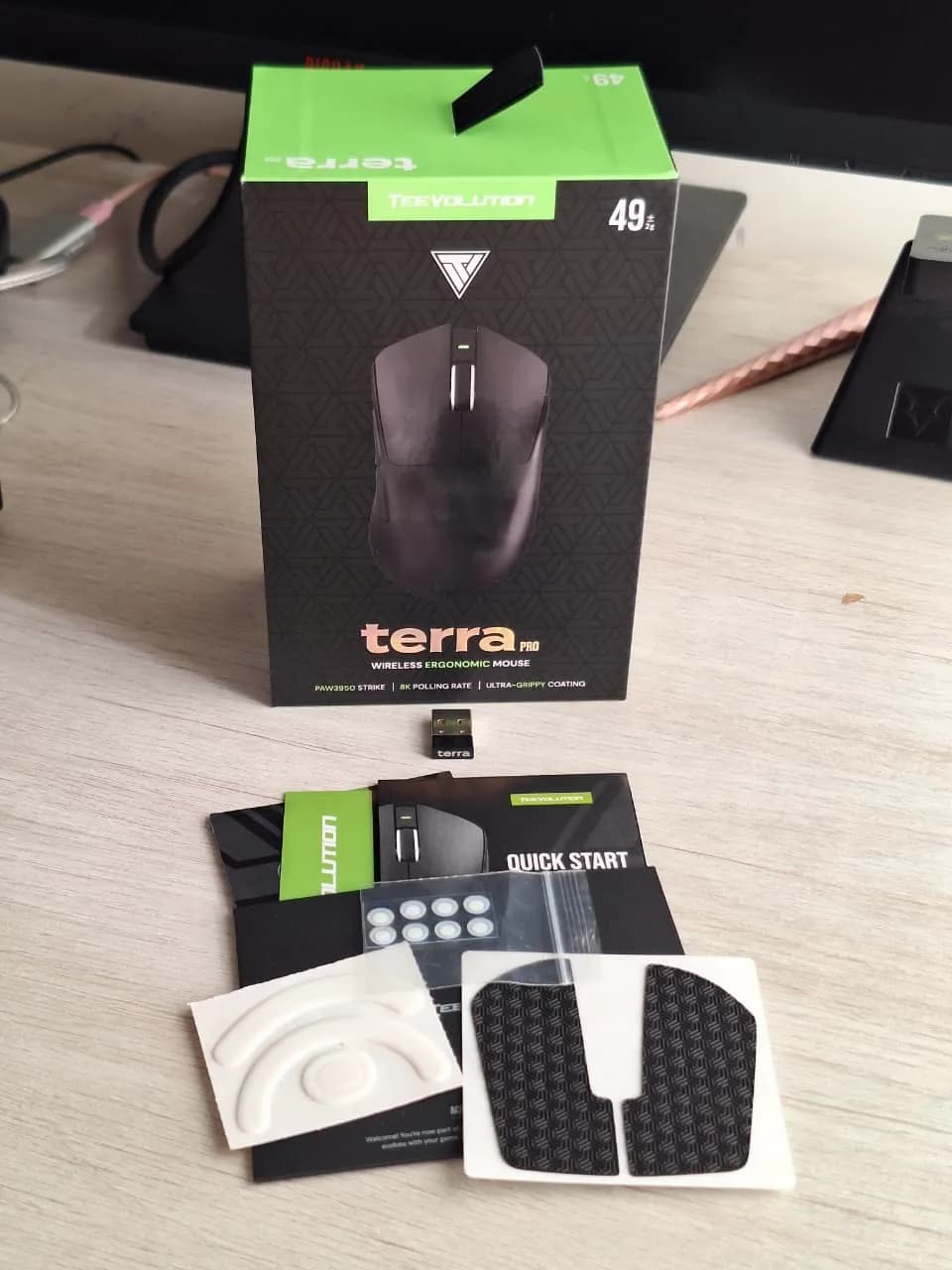 Mouse Teevolution Terra PRO 8k, seminovo