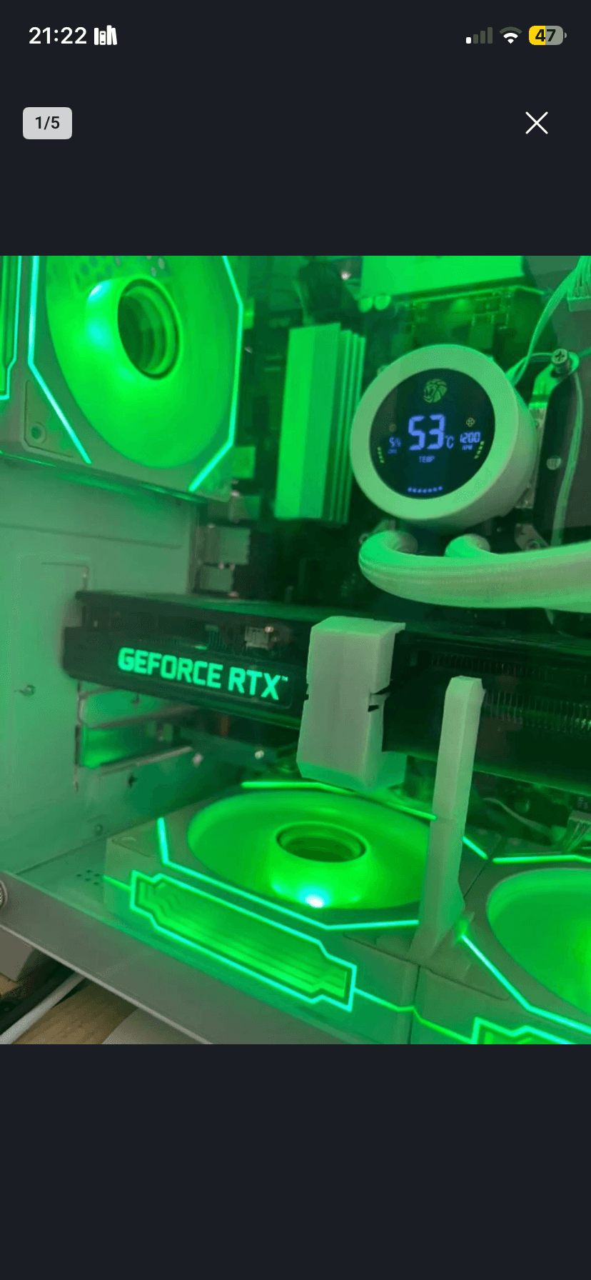 Outros Gainward RTX 3060 12gb, seminovo