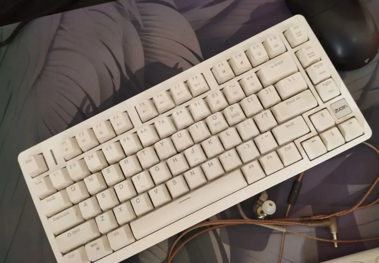 Teclado ZUOYA-X86 Esports Teclado De Eixo Magnético x86, com marcas de uso